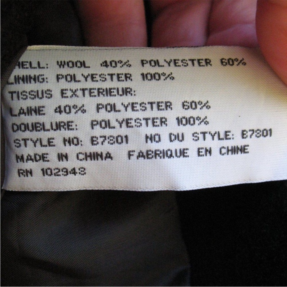 NWT Tulle Wool Blend Ruffle Coat Jacket - Picture 9 of 9